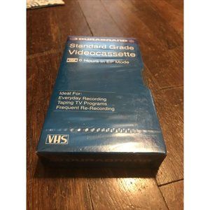Durabrand- T120 Standard Grade Videocassette 6 Hours EP Blank VHS NEW SEALED